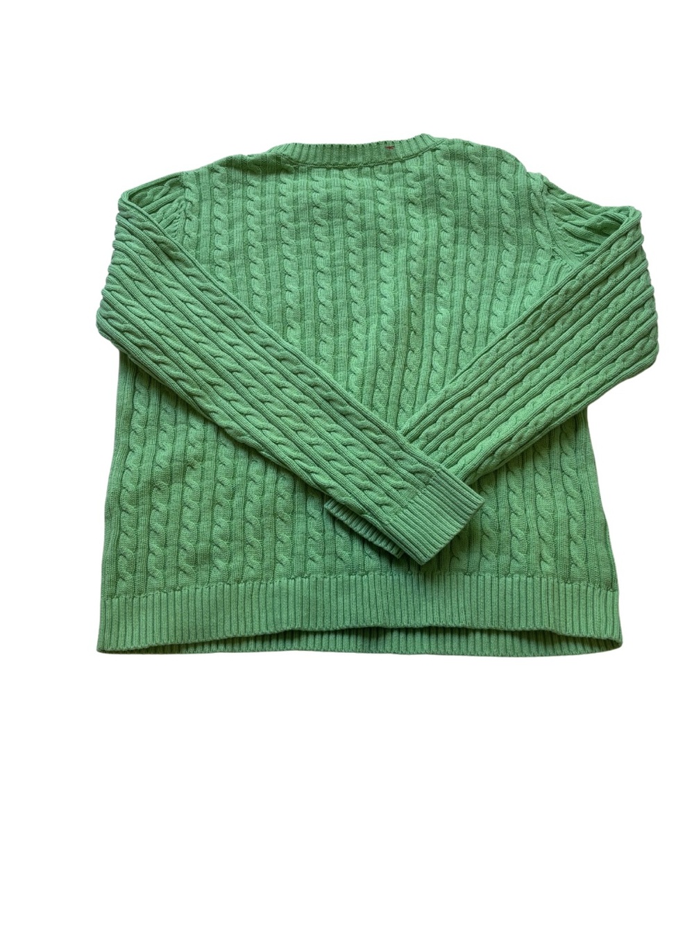 Lands' End Women's Drifter Modern Cable Crew Sweater - Picture 2 of 4